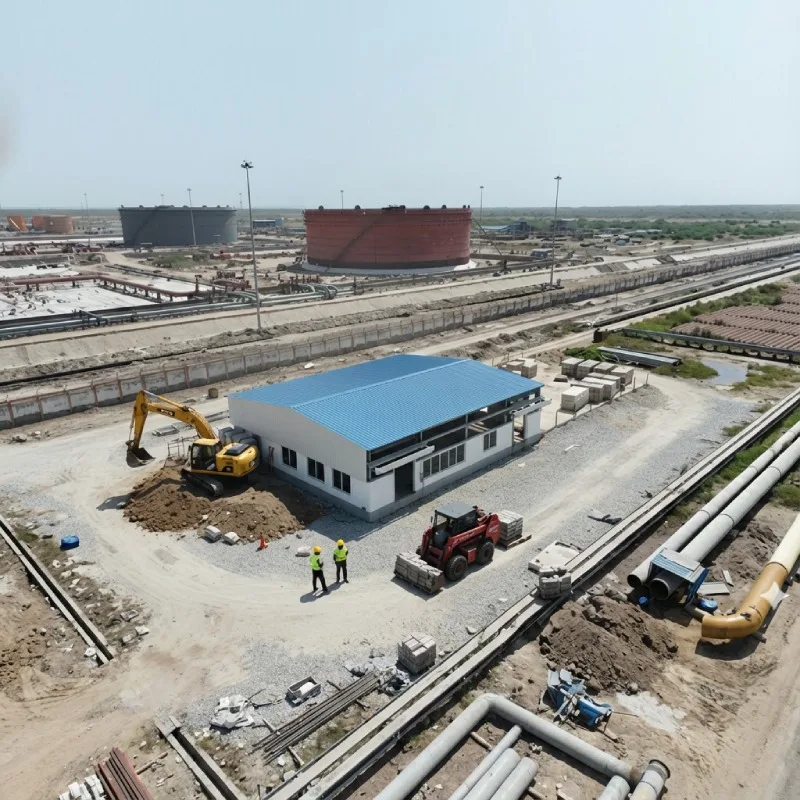 Combined station works